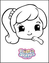 10 Best Super Cute Squinkies Coloring Book For Girls And Boys Boneka Flanel Pola Boneka
