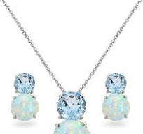 Amazon.com: B. BRILLIANT Sterling Silver Blue Topaz ...