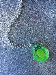 Green Fairy Dust Pendant Necklace Etsy Pendant Necklace Pendant Fairy Dust