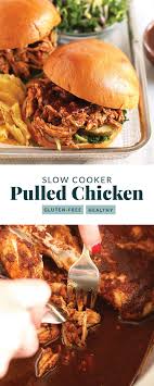 I shredded the chicken with a fork, put it back in the instant pot with the cream cheese and half and half, stirred it together and that's it. No Matter The Time Of Year Bbq Pulled Chicken Is The Way To Go For Any Gathering Pulled Chicken Crock Pot Recipes Bbq Pulled Chicken Sandwiches Pulled Chicken