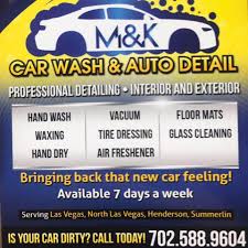 Auto detailing in las vegas, nv joe's mobile detailing provides impeccable auto detailing to all types of vehicles, including cars, trucks, suvs, boats, busses, and more. M K Mobile Car Wash Home Facebook
