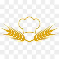 Vector Png Bakery Wheat Golden Wheat Chef Hat Bakery Logo Yellow Vector Wheat Vector Bakery Vector Vector Png Wheat Design Graphic Design Logo