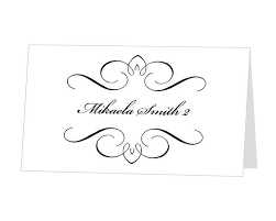 Make your own printable place cards with microsoft word, a program typically already installed throughout your company's software network. 9 Best Images Of Place Card Template Word Diy Wedding Place Cards Templates Avery Pla Free Place Card Template Card Templates Printable Place Card Template