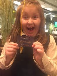 Well done Faye 🤗 A well deserved Winner of our coloring competition!!!!  One happy girl at Tradehouse Central, Bar & Kitchen, Faye was over the moon  to win a TradeHouse Gift Voucher