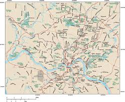 State of ohio and the county seat of hamilton county. Cincinnati Metro Area Wall Map By Map Resources Mapsales Com