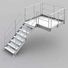 Erectastep commercial stairs bolt together and our premade staircases require no welding. Metal Staircase All Industrial Manufacturers Videos