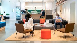 I suggest leaning on your professional space planner for conceptual ideas as perhaps a hybrid of the two may. Three Ways To Use Office Space In The New World Of Work Ideas