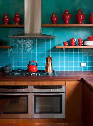 Deep Bright 10 Ways With Red Teal Teal Kitchen Decor Red Kitchen Decor Kitchen Decor Themes