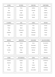 El otro equipo luego elige un jugador para dibujar y toma su turno de. Palabras Para Dibujar Y Adivinar 32 Juegos Para Aprender A Leer Y Escribir Th Darkpast Wall