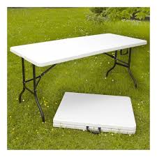 Table Rectangulaire 8 Personnes 180 Cm 101587 Table De Camping Pliante Table Camping Table Pliante