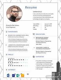Free Civil Engineer Resume Cv Template Word Doc Psd Apple Mac Pages Publisher