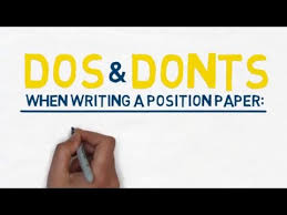 A position paper can be arranged in the following format: 4 Writing Position Paper Youtube