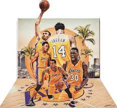 New Era Jordan Clarkson Brandon Ingram D Angelo Russell Larry Nance Jr And Julius Randle Lakers Team Los Angeles Lakers Lakers Basketball
