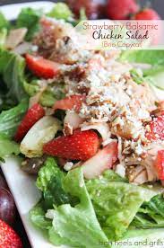 Strawberry Balsamic Chicken Salad Brio Copycat Healthy Food Healthy Recipes