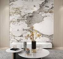 Interior Wall Decoration Bamboo Wood Charcoal Fiber High Glossy 3D Printing  Coating Board Background PVC Wall Panel