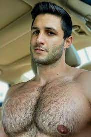 Shirtless Male Beefcake Muscular Huge Hairy Pecs Chest Car Hunk PHOTO 4X6  G1917 | eBay