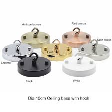 Light fixture number of lights. Dia10cm Ceiling Cover Plate With Hook Metal Ceiling Base For Chandelier Pendant Lamp Ceiling Lamp Diy Lighting Fixtures Lamp Bases Aliexpress