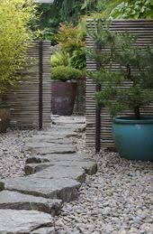 Small Japanese Garden Style Courtyard With Clever Use Of Screens To Add Privacy And Depth Small Japanese Garden Japanese Garden Style Japanese Garden Design