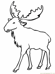 If the call of the wild is calling you, why not color it. Eurasian Elk Moose Coloring Page For Kids Free Mouse Printable Coloring Pages Online For Kids Coloringpages101 Com Coloring Pages For Kids