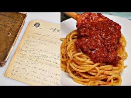 Vintage Handwritten Recipe Spaghetti And Meat Sauce Meat Sauce Recipe Easy Spaghetti Sauce Youtube Meat Sauce Recipe Easy Meat Sauce Recipes Meat Sauce