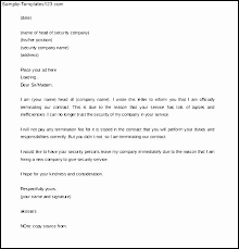 A person may be required to write a cancellation letter after receiving an unsatisfactory level of service. Service Contract Termination Letter Template Unique Termination Of Service Contract Letter Trezvo Letter Templates Free Letter Template Word Letter Templates
