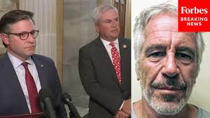 Speaker Johnson And James Comer Brief Press After Meeting With Jeffrey  Epstein Victims