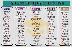 Use the following steps to get. Words With Silent Letters From A Z With Pronunciation Video 7esl