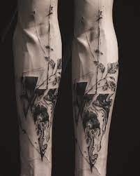 45 Mind Blowing Abstract Tattoo Ideas Distorting Reality On The Body Canvas Abstract Tattoo Tattoos For Guys Geometric Forearm Tattoo Designs