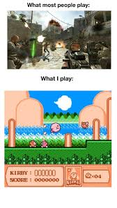 Pin By Beta Carotene On Video Games Kirby Memes Super Smash Bros Game Funny Games