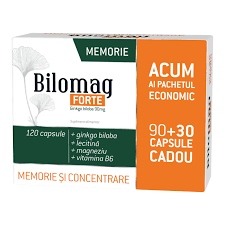 Магне b6 форте таб.п.п/о n40 вн. Bilomag Forte Memorie 90 Capsule 30 Cadou Pret 56 1 Lei Farmacia La Pret Mic