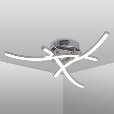 Illuminazione a soffitto lampadario in alluminio lampadario da soffitto vanity light fixture. Lampadari Moderni Con 3 Bracci Ip21 Lampada Plafoniera Da Soffitto Per Soggiorno Camera Da Letto Sala Da Pranzo Lampadario Luce Bianca Caldo 2700k Kingwei Plafoniera Led 18w Illuminazione Com Illuminazione Per Interni