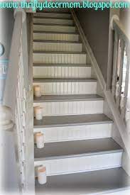 Thrifty Decor Mom The Stairs Reveal Painted Staircases Painted Stairs Staircase Makeover