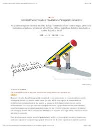 Pero, en realidad, no solo se emplea para incluir a las personas de género no binario (históricamente invisibilizadas), sino a. Pdf Combatir Estereotipos Mediante El Lenguaje Inclusivo