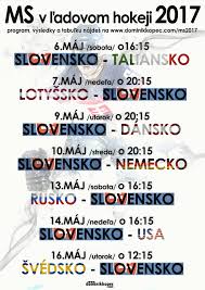 Program, rozpis zápasov slovenska, výsledky, tabuĺky, ako sledovať hokej live ▷. Ms V Ä¾adovom Hokeji 2017 Program Vysledky TabuÄ¾ka Videoprodukcia Dominik Kopec