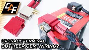 .type of electrical terminals,car terminal. Upgrade Battery Terminal Without Cutting The Oem Wire Knukonceptz Ultimate Battery Terminal Youtube
