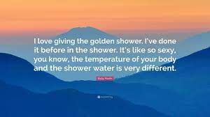 Ricky Martin Quote: “I love giving the golden shower. I've done it before  in the shower. It's like so sexy, you know, the temperature of your...”