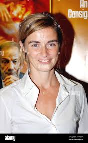 Cast member Anne Consigny poses at the premiere of Stephane Brize's film  'Je ne suis pas la pour etre aime' at UGC Cite Les Halles cinema in Paris,  France