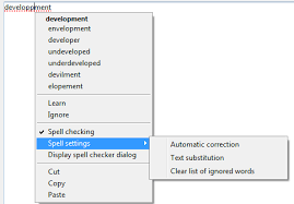 Spell Checking