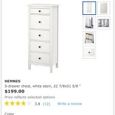 Astoria 5 drawer tall dresser pottery barn. Ikea Chest Of 5 Drawers Hemnes