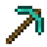 Place any type of tip on the above in the three slots in the first row with two sticks as it were the handle in the center column. Pickaxe Minecraft Wiki