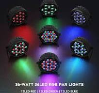 Amazon.com: 36LEDs RGB Stage Par Lights - OPPSK 36W Sound ...
