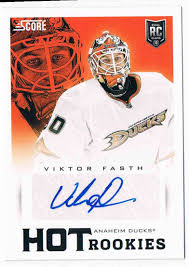 They had viktor fasth, the league's best goalie, who dominated all statistical categories during the regular season. 2013 14 Panini Score Hot Rookies Signature Viktor Fasth 625 On Kronozio