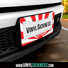 All from our global community of web developers. Rising Sun License Plate Frames Others Vinyl Sickness