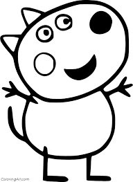 Peppa pig coloring pages are a fun way for kids of all ages, adults to develop creativity, concentration, fine motor skills, and color recognition. Peppa Pig Coloring Pages Coloringall