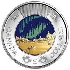 Canada 2017 2 Dollar Glow in the Dark Toonie Coin Dance of the - Etsy