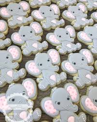 Pink Elephant Baby Shower Cookies Elephant Baby Shower Cake Baby Shower Cakes Girl Peanut Baby Shower