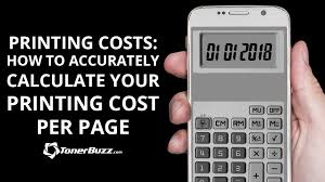 Print for kids in a4 format 10.29.2020. Printing Costs How To Accurately Calculate Your Printing Cost Per Page Toner Buzz