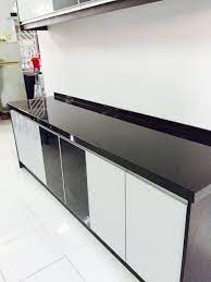 Starmark cabinetry is handcrafted in america and built to last. Bumiputera Paradise Furniture Memilih Table Top Untuk Kabinet Dapur Anda