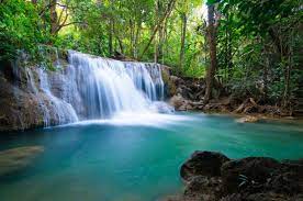 Erawan national park is popular for the erawan waterfalls. Erawan National Park