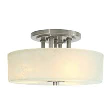 Ceiling light fixtures are the perfect lighting solution for kitchens, bedrooms, hallways and bathrooms. Design House Design House 809301 Eastport Traditional 3 Light Indoor Semi Flush Mount Ceiling Light Dimmable Frosted Glass Shade For Bedroom Dining Room Kitchen Satin Nickel In The Ceiling Light Mounts Department At Lowes Com